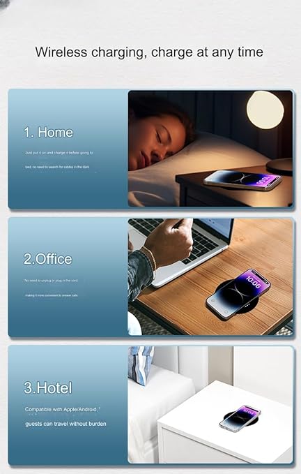 Cargador inalambrico para celulares